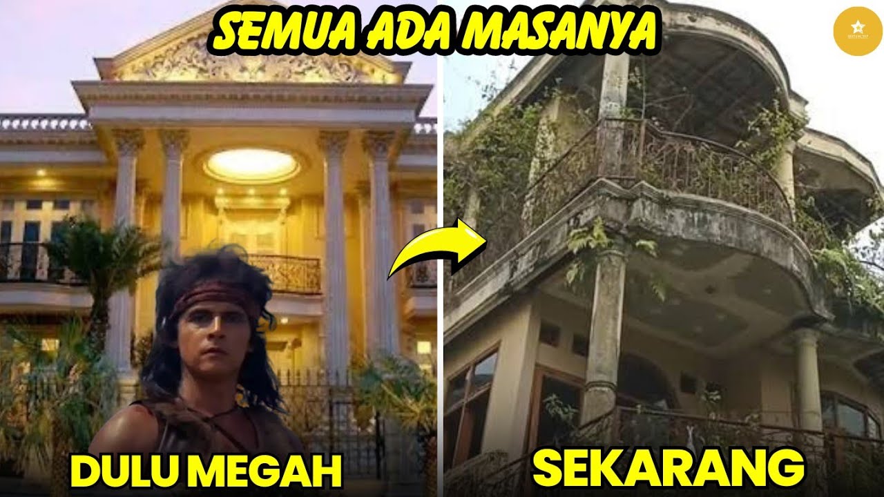 10 rumah artis yang dulunya mewah sekarang dibiarkan terbengkalai