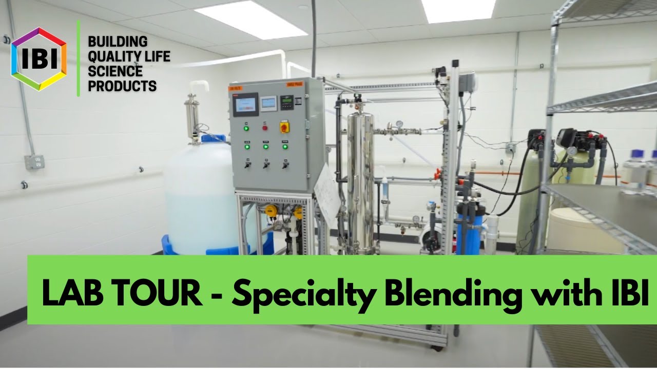 Lab Tour - Specialty Blending with IBI Scientific