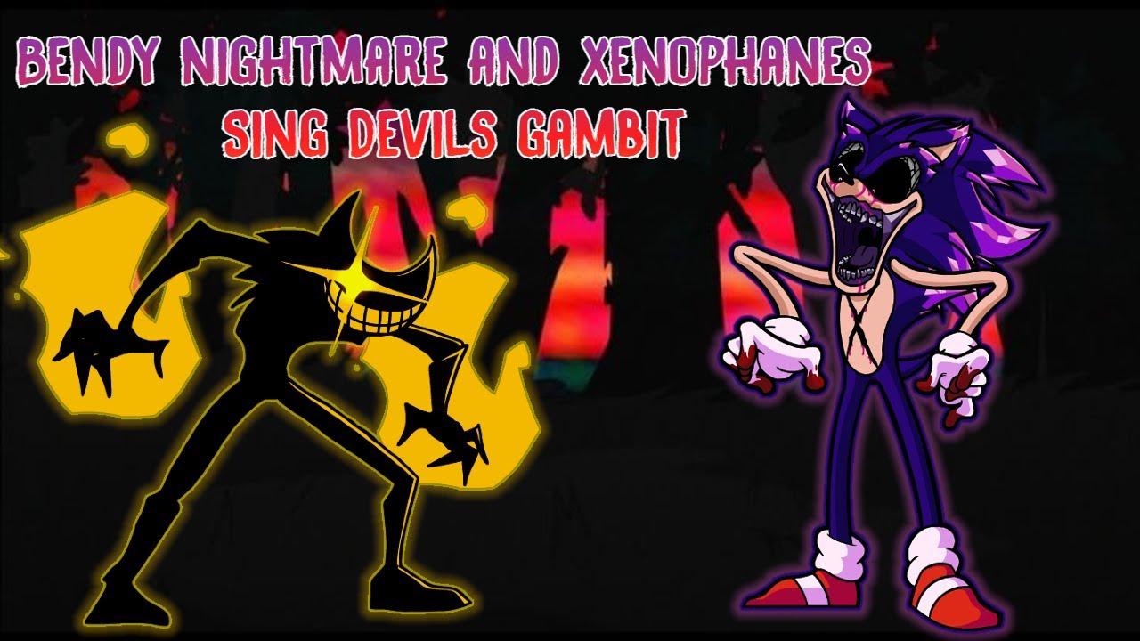 Devil's Gambit but is Bendy Nightmare vs Xenophanes - Friday Night Funkin Cover