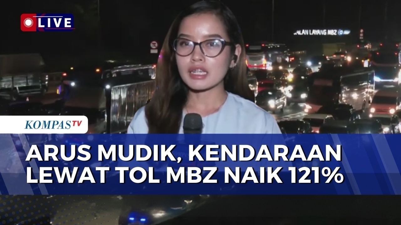 [LIVE] Pantauan Arus Mudik di Tol MBZ: Jumlah Kendaraan Naik 121% | 17 MARET 2026