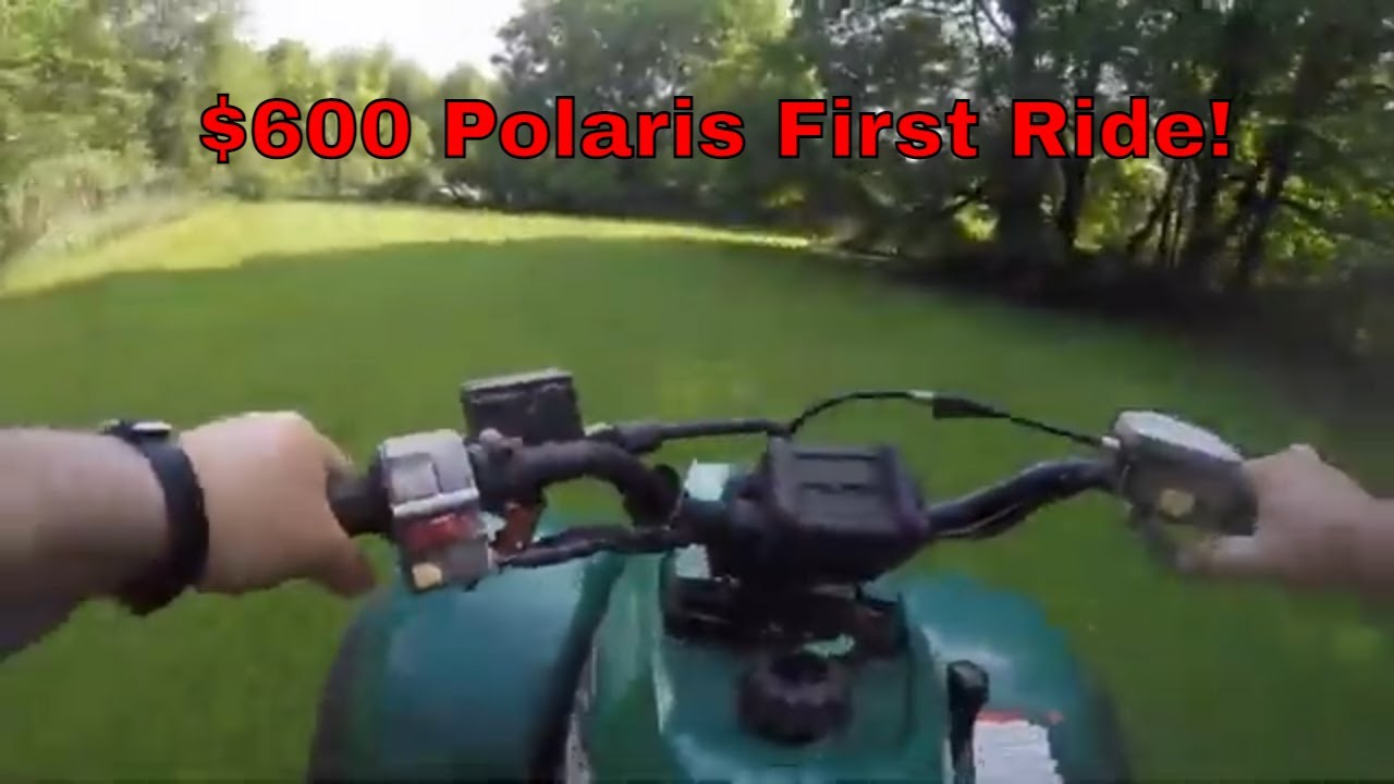 Купил Polaris Xplorer 250 4x4 за 600 долларов. Первый взгляд, запуск и поездка!
