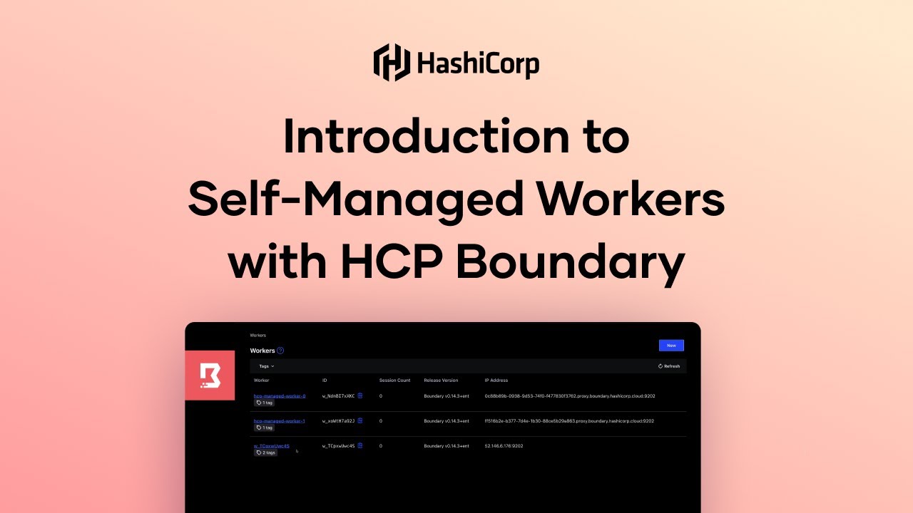Introduction to Self-Managed Workers with HCP Boundary