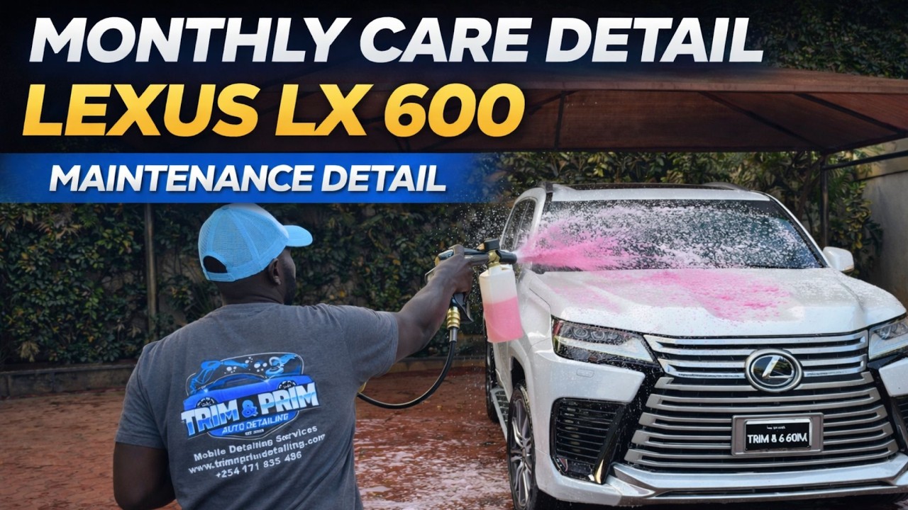 How We Maintain a Lexus LX 600 Every Month 🔥 | Trim & Prim Auto Detailing