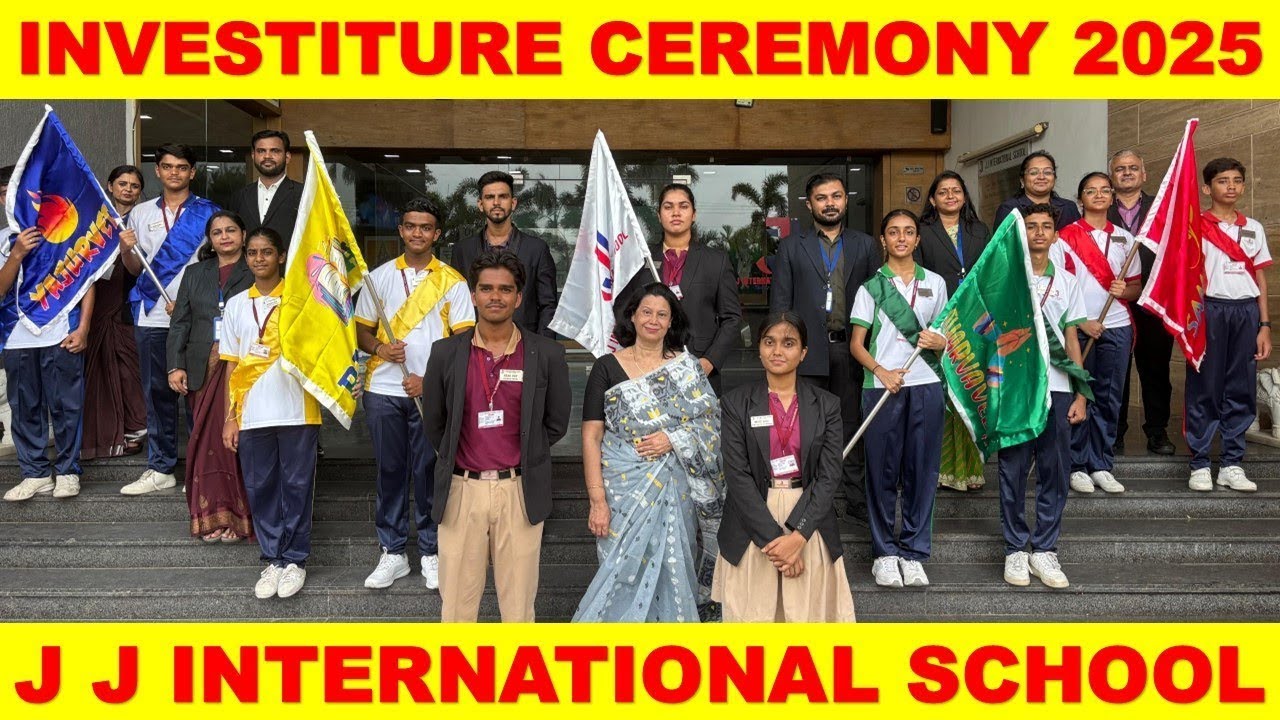 Investiture Ceremony 2025 | J J International School (CBSE), Anand