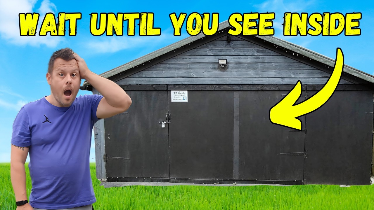 I BUILT MY DREAM GARAGE WORKSHOP FROM A OLD SHED! 