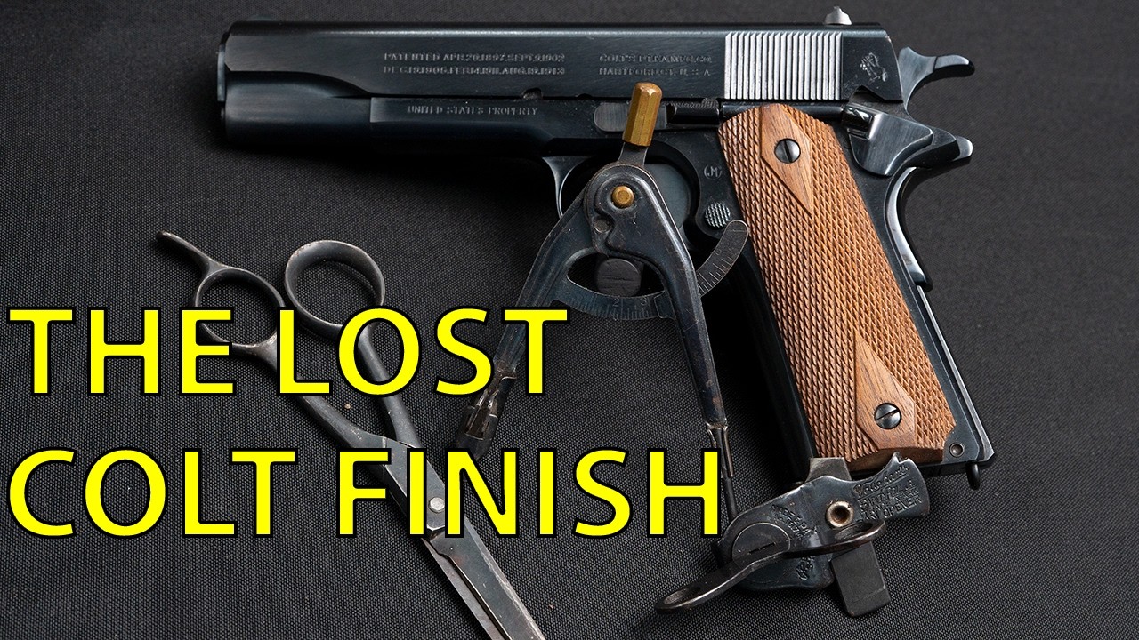 The Lost Colt Finish: Carbonia Bluing vs. Charcoal Bluing