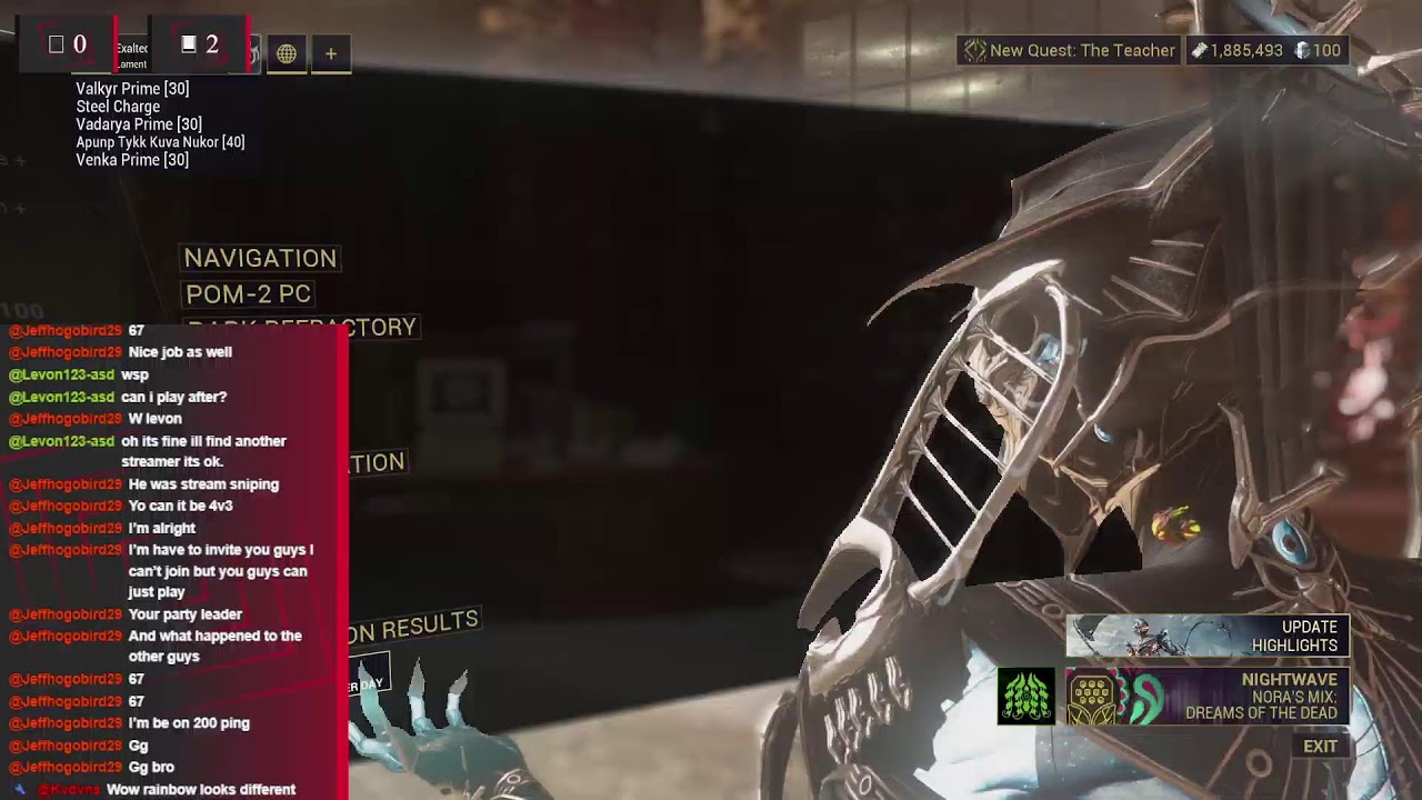 WOAH R6 STREAM?!??! Warframe too twins..