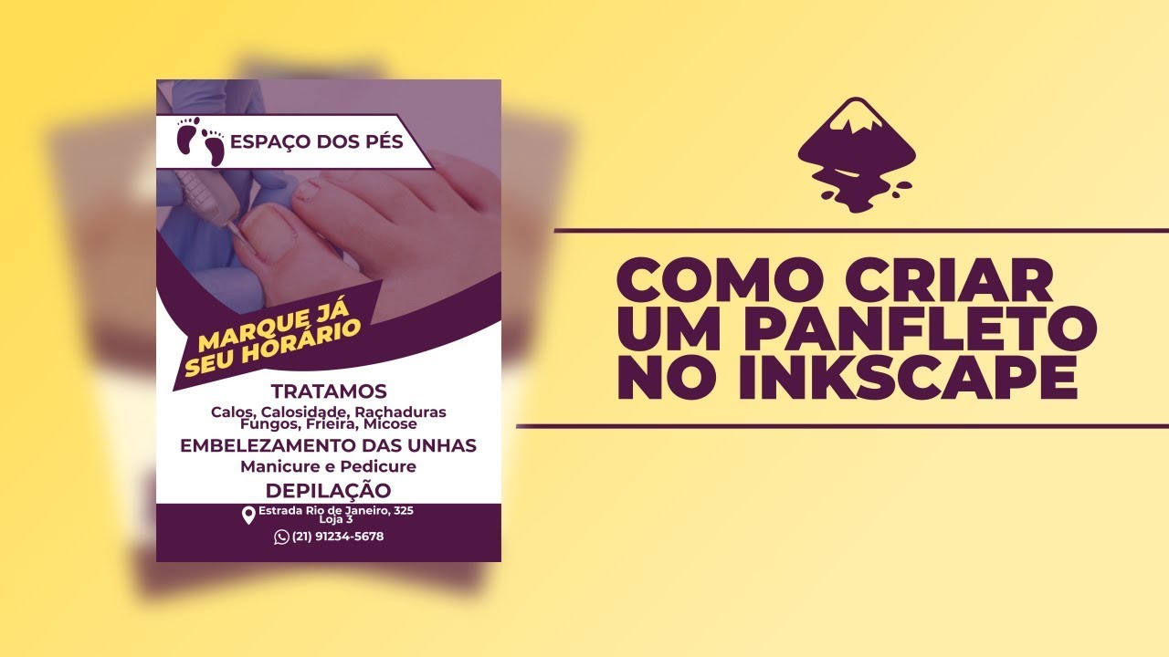 COMO CRIAR UM PANFLETO NO INKSCAPE