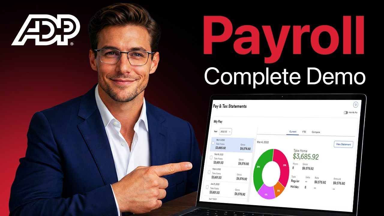 ADP Workforce Now Payroll Tutorial | How To Use ADP Payroll For Beginners (2026 Guide)