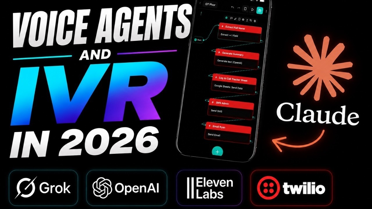 Voice Agents & IVR in 2026: Build an AI Phone System with OpenAI, Claude, Grok & ElevenLabs