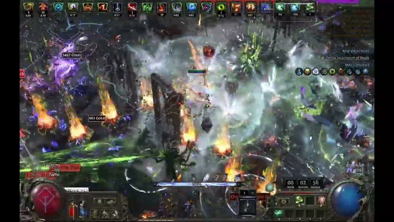 [POE 2] 200% Juiced Abyss - 101% rarity char His Scattering Calamity Titan 0.5 - Comet ver