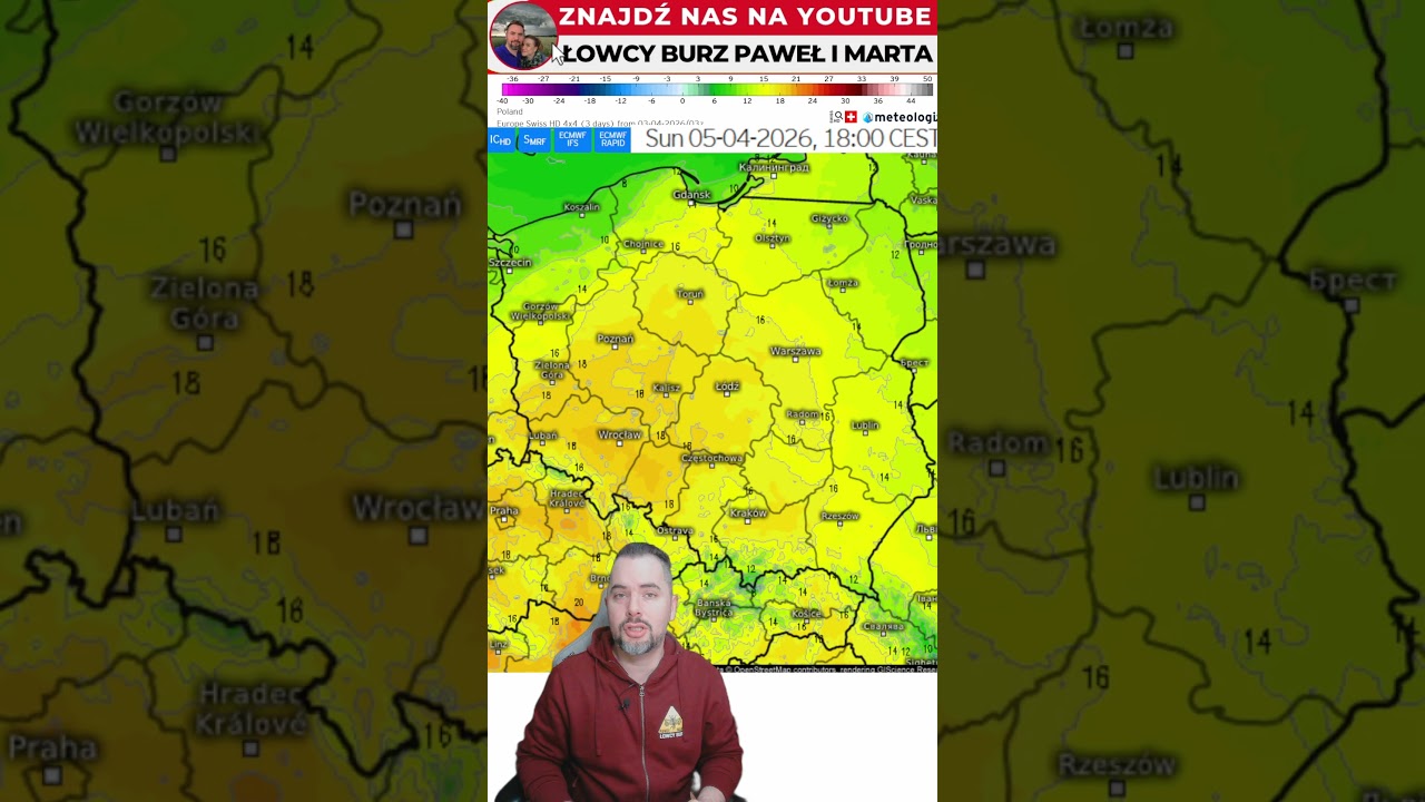 Napływ ciepła w niedzielę i p&oacute;źniej załamanie pogody #pogoda #polska