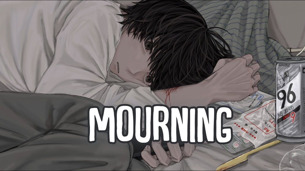 「Nightcore」→ Mourning (Lyrics) by Sky Woods