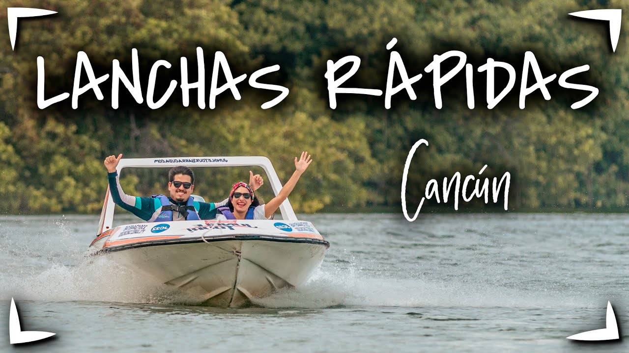 CANCUN Speed Boat ✅ Lancha Rapida & Snorkel en la Laguna 🔴 Jungle Tour Cancun ► Sin Postal