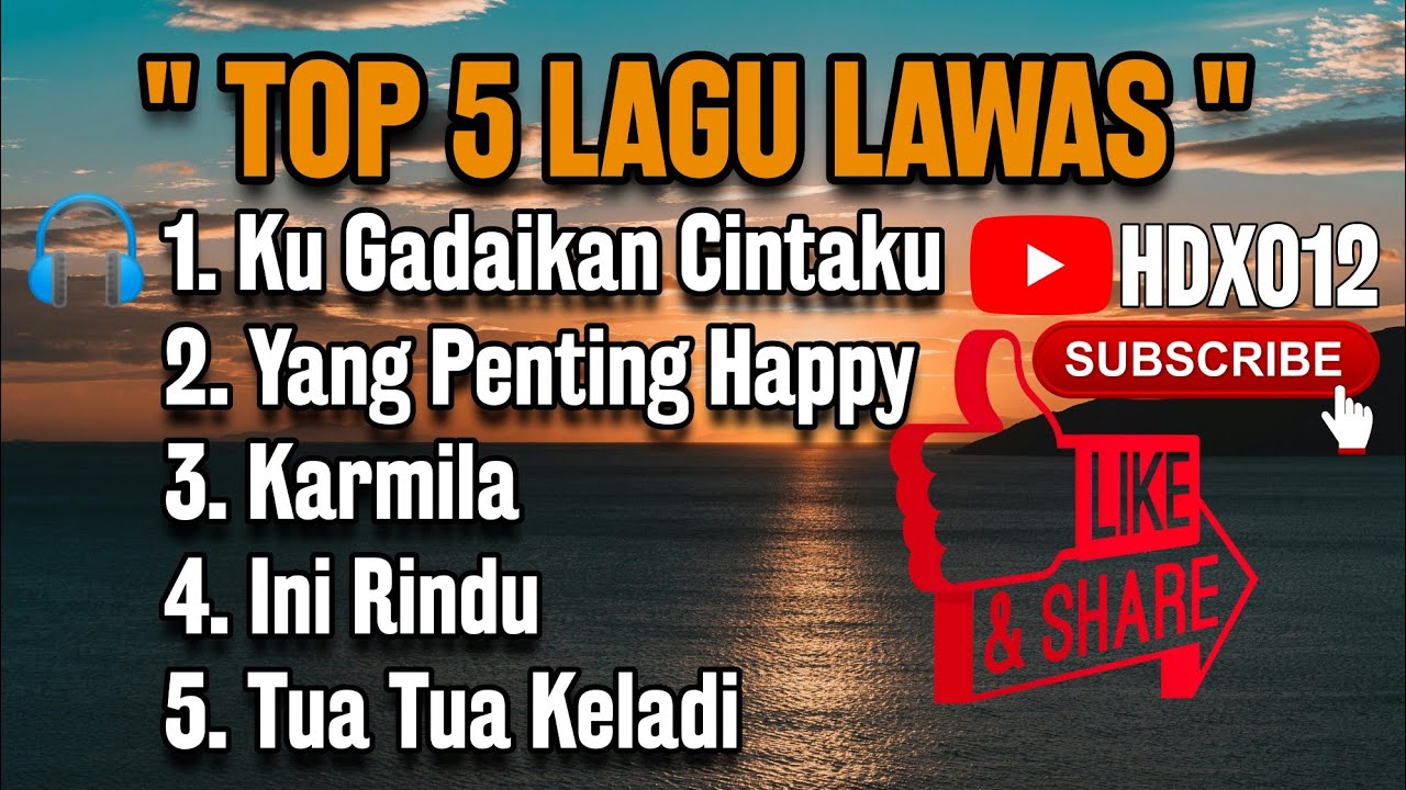 TOP 5 LAGU LAWAS 🎧