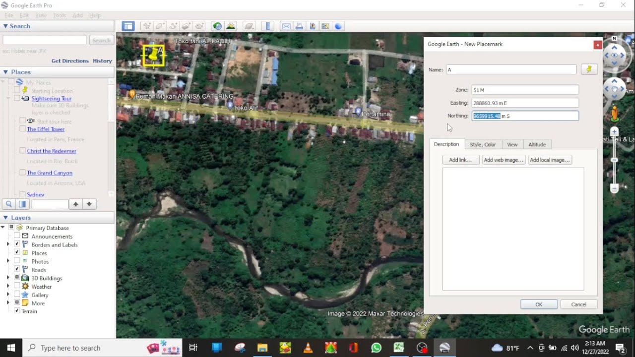 Sangat Mudah !! Cara mudah membuat peta dari google earth di arcgis