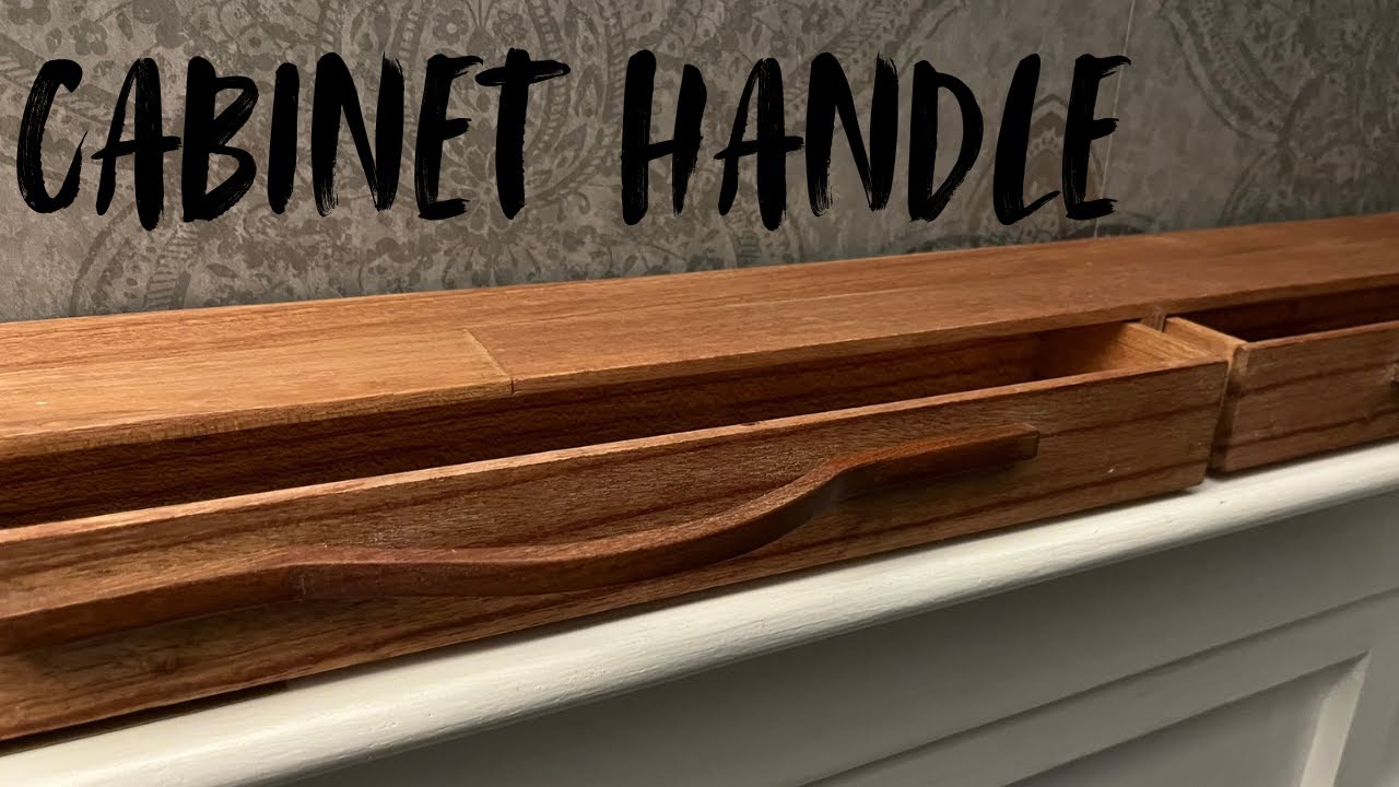 hardwood handle made from scrap wood.