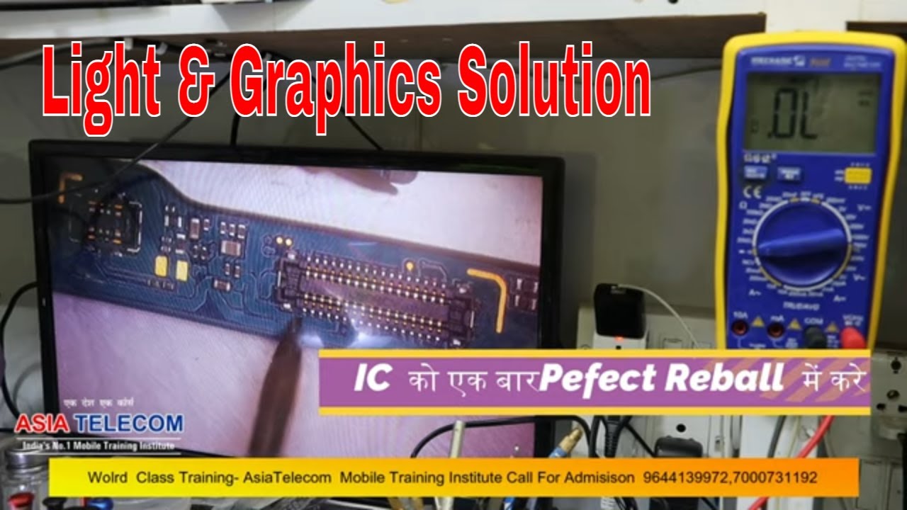 Samsung M30s Display Light + Graphics Solution - Repair Case #Fualt Finding #9644139972