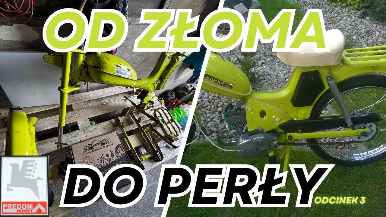 Romet Komar 3 - Rozbieramy i oceniamy stan poszczególnych elementów