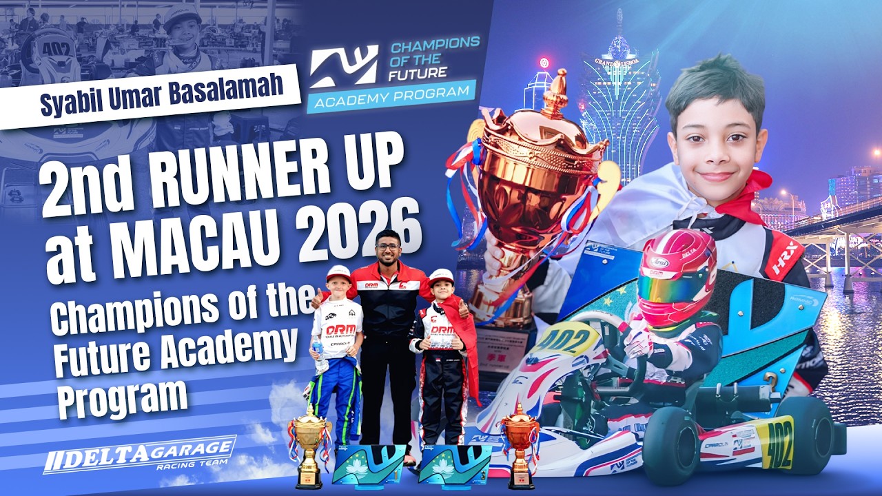The only Indonesian holding the Champion of the Future trophy🏆