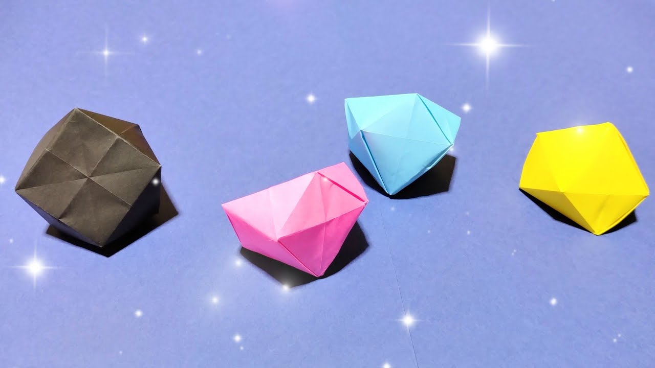 折り紙 ダイヤモンド Origami Diamond