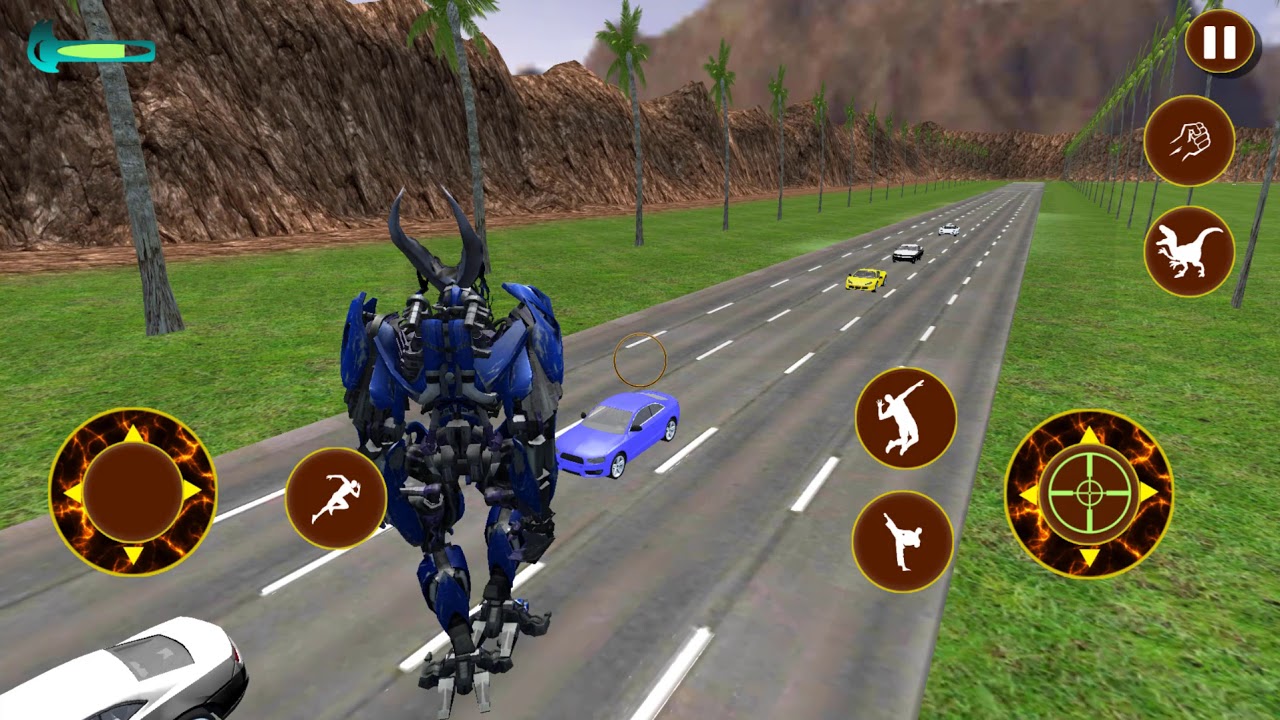 Flying Dragon Robot Simulator: Transformation War | Android Gameplay (Cartoon Games Network)