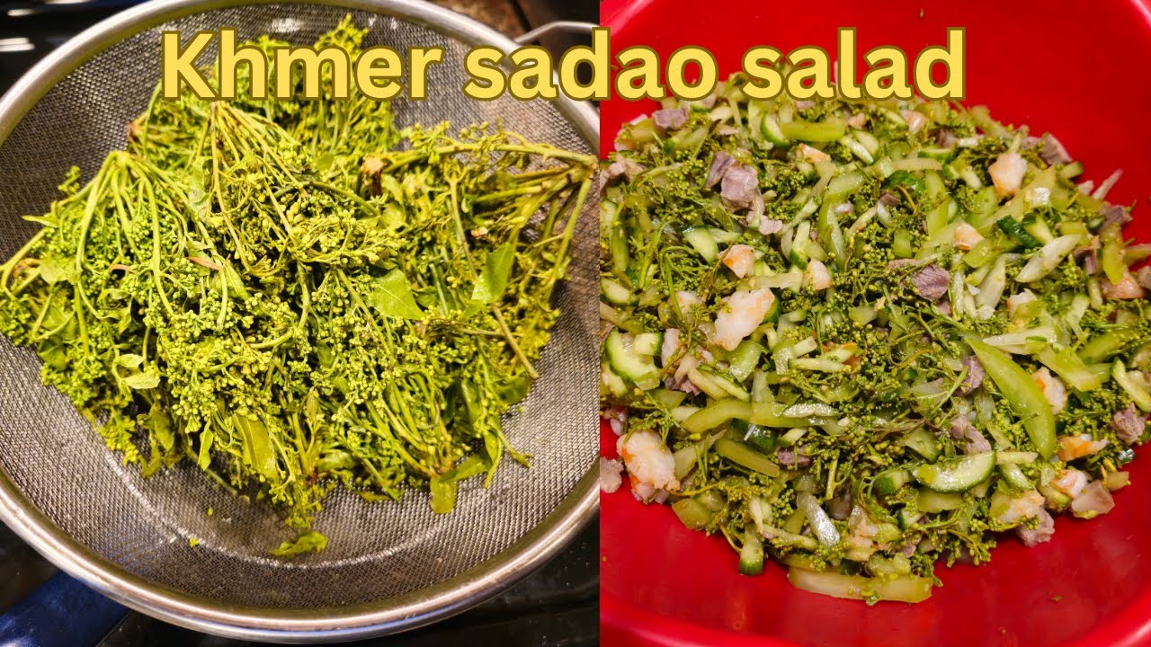 Khmer Sadao Salad | Cambodian Bitter Salad