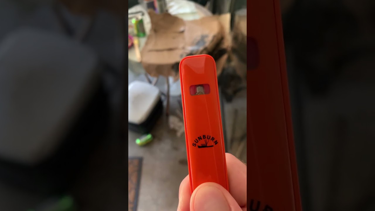 Sunburn disposable live rosin vape (Chen D) 78%