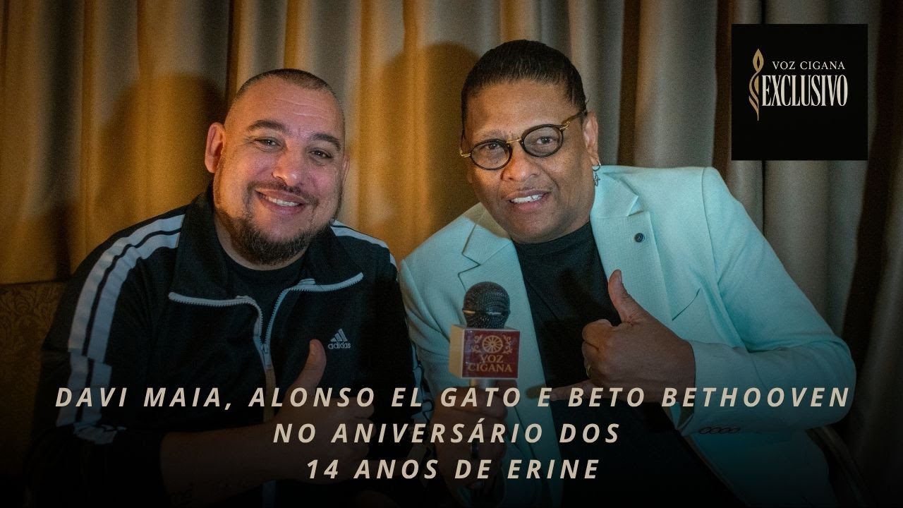Davi Maia, Alonso El Gato e Beto Bethoven no Aniversário do 14 Anos de Erine - Exclusivo Voz Cigana