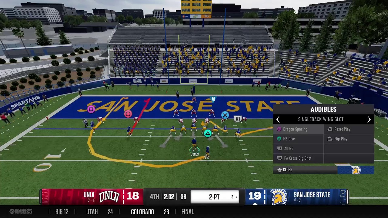 CFB25 San Jose Spartans Dynasty Season 3 Week 7 @ Temple!