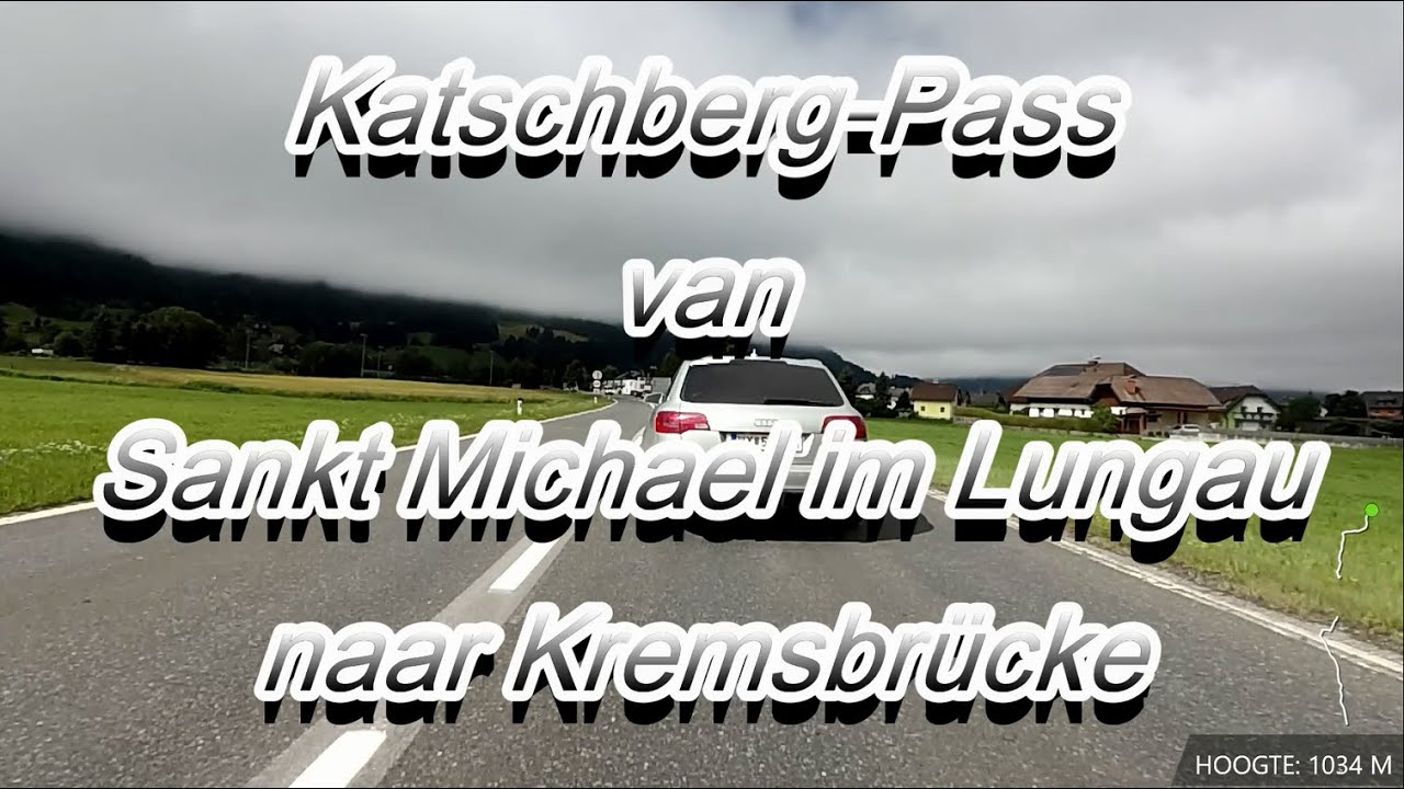 Katschberg Pass van Sankt Michael im Lungau naar Kremsbrücke Honda Varadero XL 1000 2020