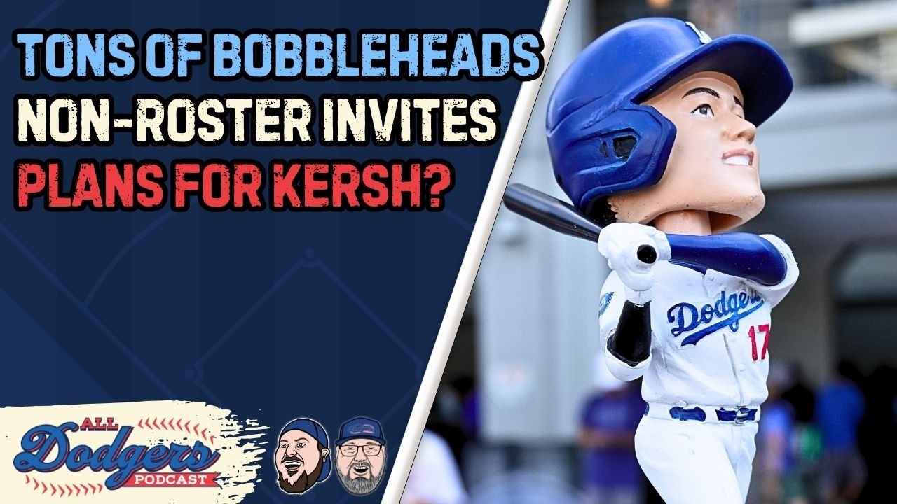 Tons of Dodgers Bobbleheads + Non-Roster Spring Invites