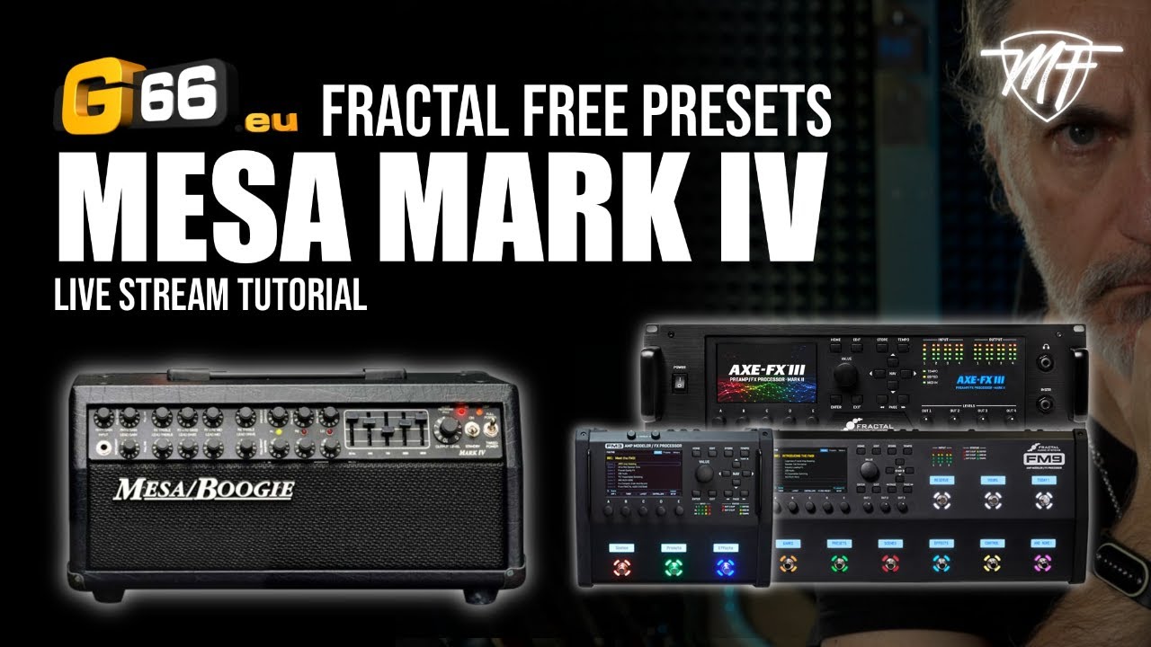 Free G66 Fractal Custom Preset - MESA MARK IV - Live Tutorial