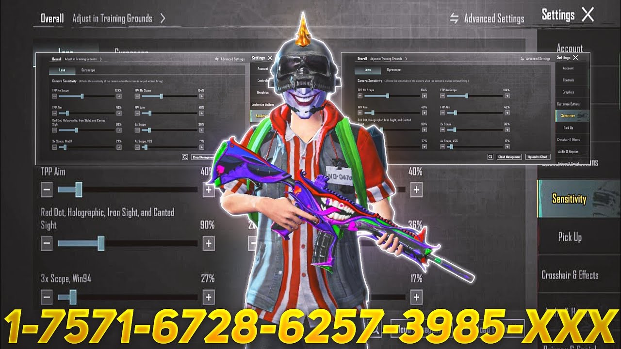 New Update 4.2⚡Best Sensitivity Code + Control Settings Pubg Mobile/Bgmi Sensitivity 2026