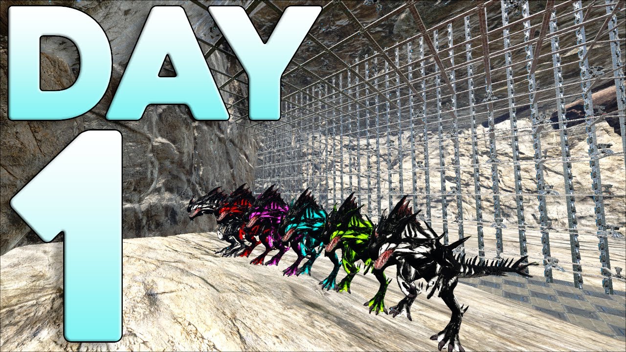 How 6 Youtubers Claimed Central Cave on The Most Populated Server in ARK PVP | INX 6 MAN