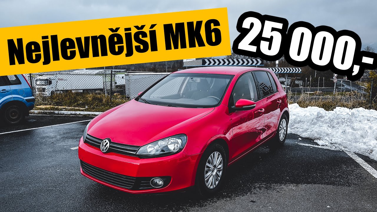 VW Golf MK6 za 25 000,- | Nejlevnější Golf | V jakym je stavu?