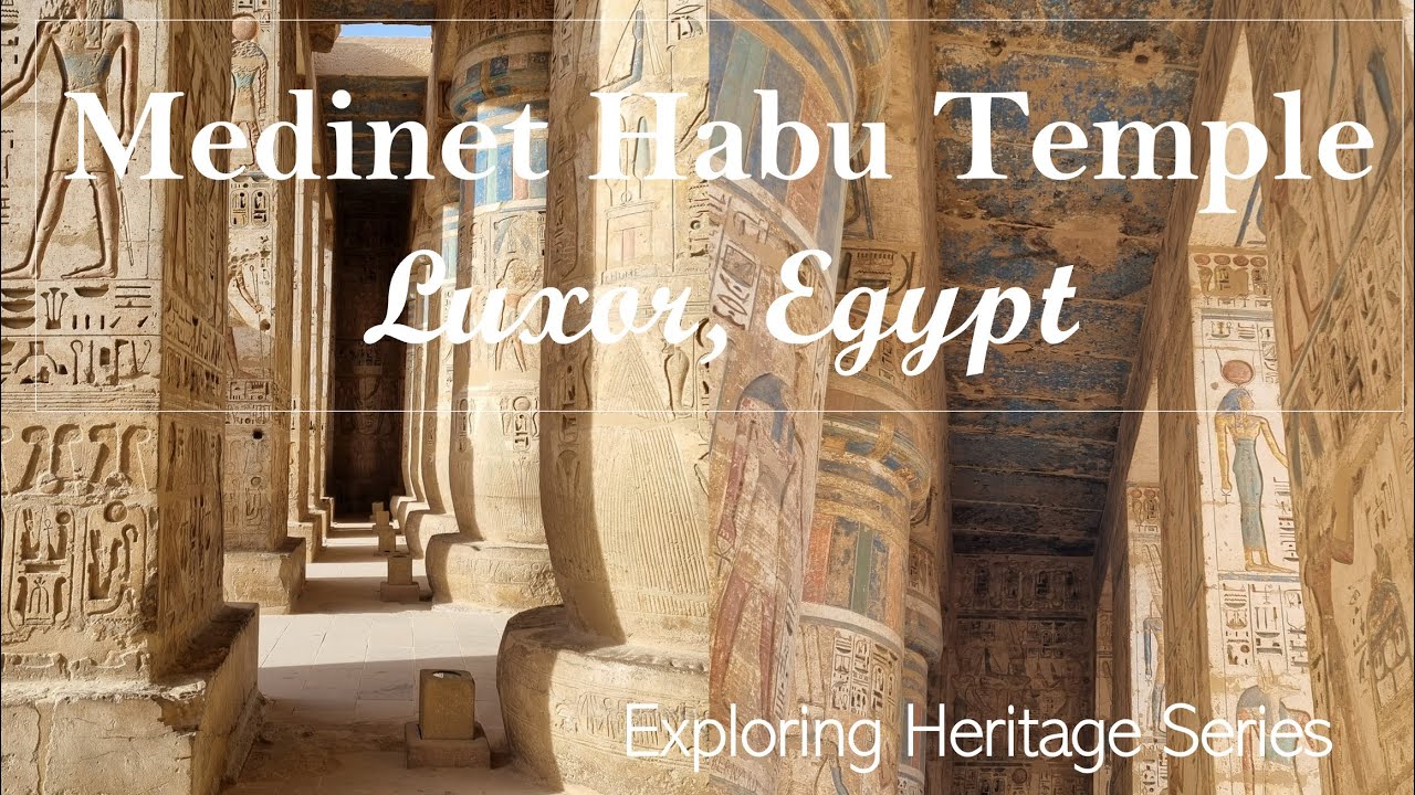 Medinet Habu Temple 🇪🇬 I Luxor, Egypt I Full Tour 4K I 8 mins I 2023