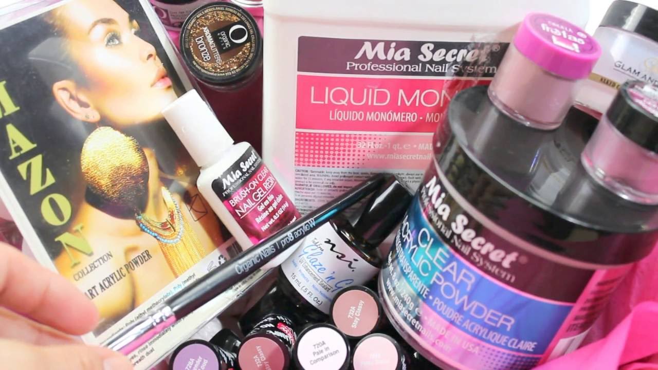 Mi material y acrílicos favoritos para la aplicación de mis uñas acrilicas 2016