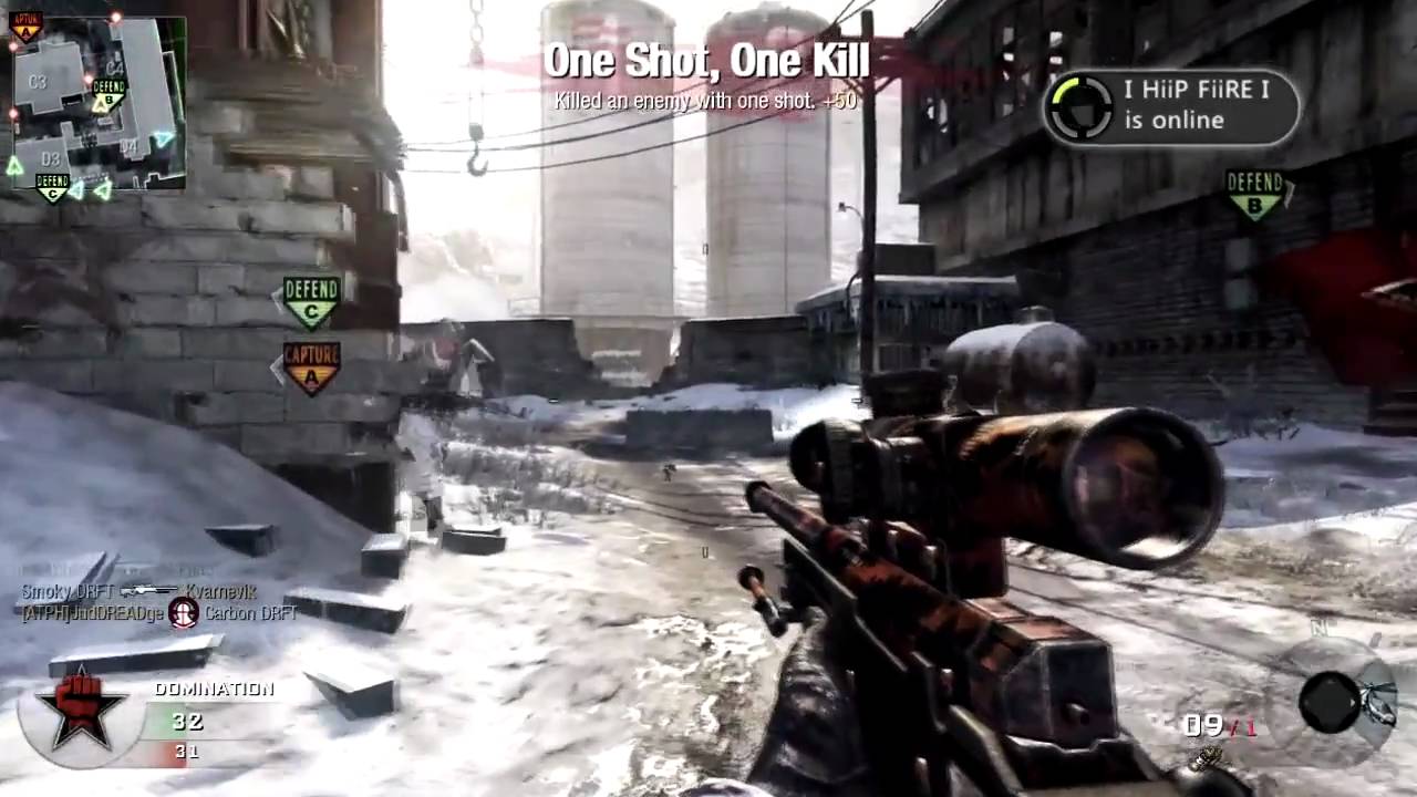Call of Duty Black Ops  Sniper Montage - Smoky DRFT