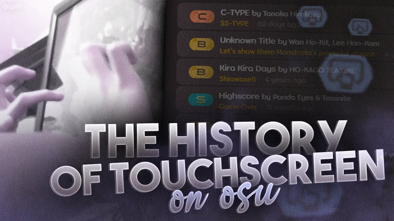 osu! | История сенсорного экрана