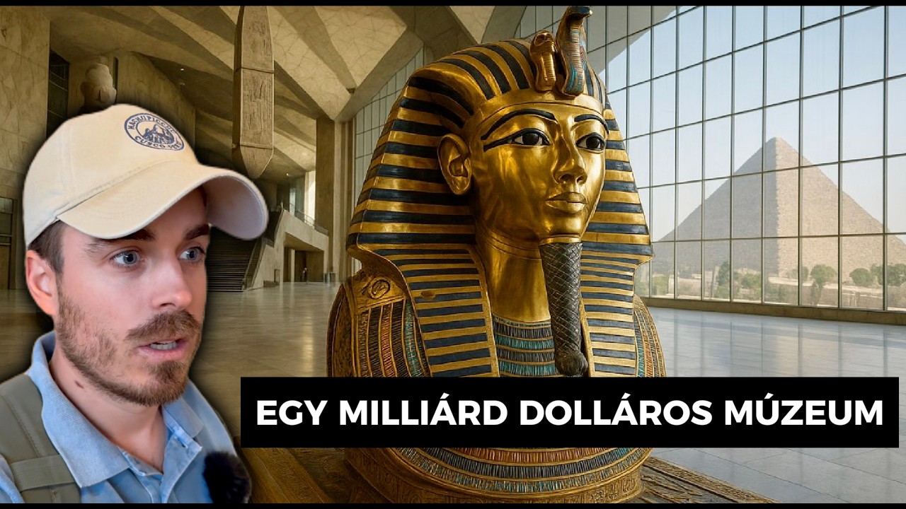 Ilyen egy 400 MILLIÁRD forintos múzeum! Egyiptom V. rész