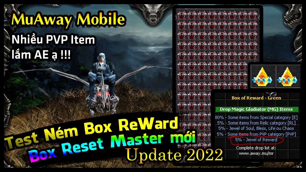 Ném 1 Bau Box Reset (Red Box) Master MuAwaY 2022 Toàn PVP item ngon LẮM AE ơi | Hoài Niệm Game TV