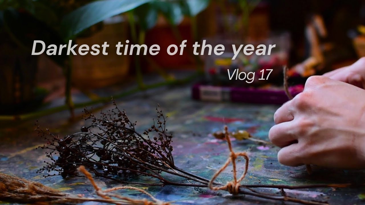 Gentle Creating In The Darkness | Slow Living & Quiet Winter Days