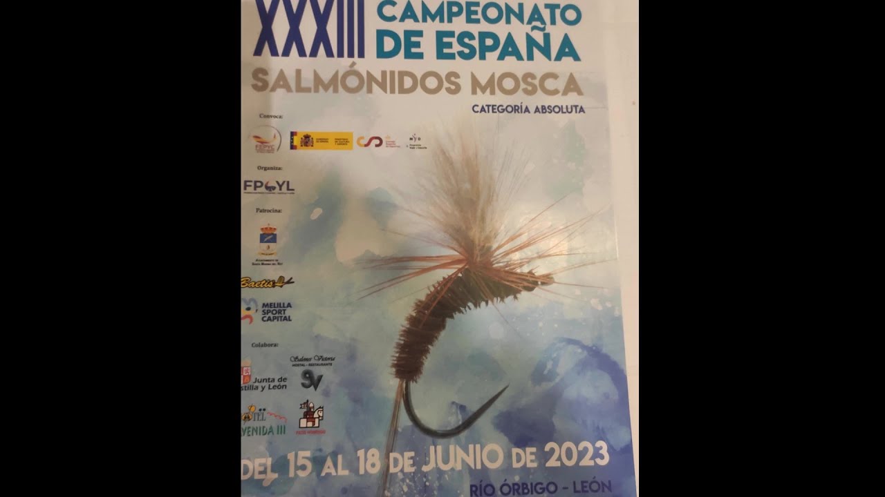 XXXIII Campeonato de España 2023 Salmonidos Mosca. Categoría absoluto