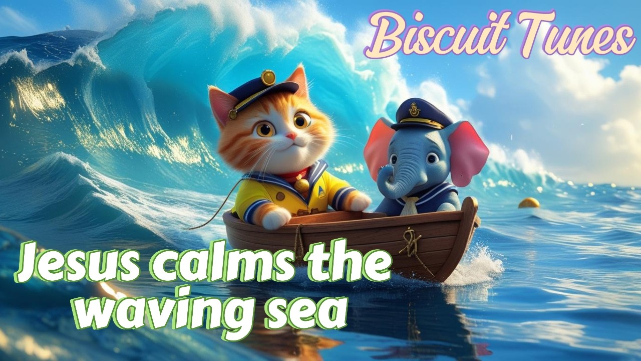 🌊 Jesus Calms the Waving Sea | Christian Kids Song | Bible Story Song for Children