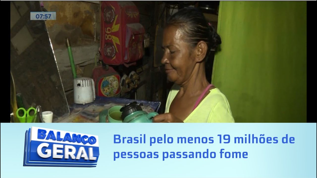 Sem comida: Brasil pelo menos 19 milhões de pessoas passando fome, diz pesquisa