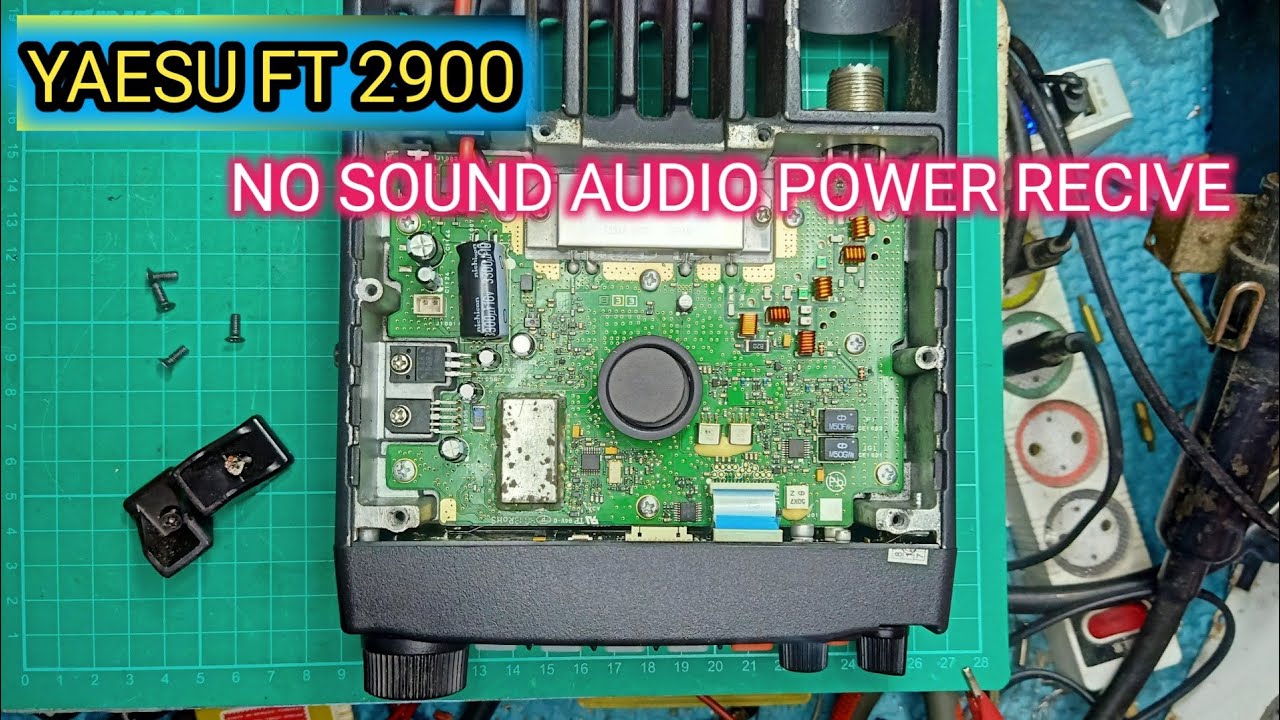 yaesu ft 2900 tidak ada suara audio recive