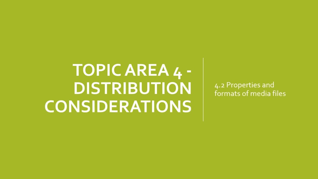 Creative iMedia – R093 – Topic 4 Revision