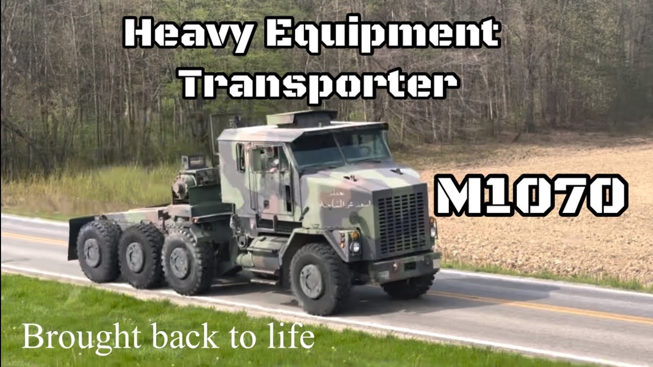 Inoperative HET Oshkosh 8x8 M1070 brought back to life that was left for scrap as a parts truck