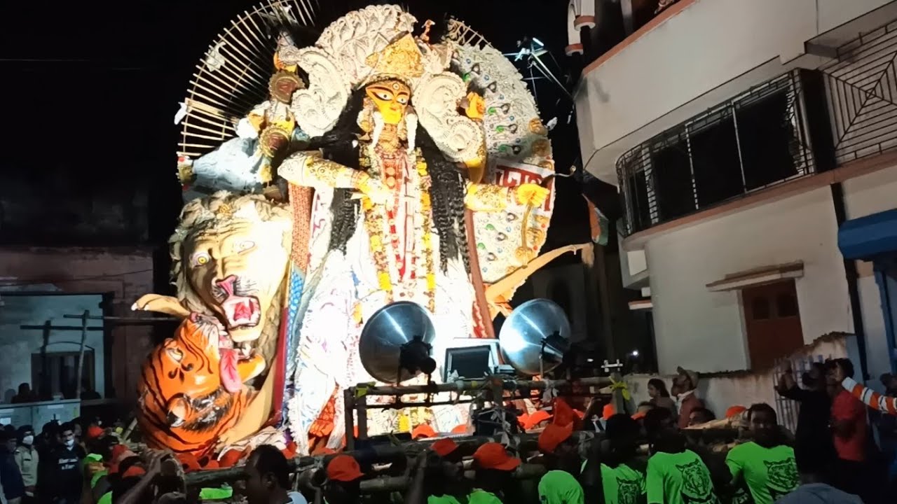 Baghadanga Barowari Visarjan | Sang Vasan | Bagha Ma | Krishnanagar Jagadhatri Puja | Sang Visarjan